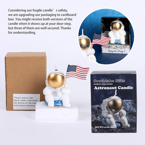 Spaceman Birthday Candle, Astronaut Theme for Birthday Party and Baby Shower (style1)