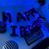 8 Pack 16ft 50 QITONG Blue Fairy Lights Battery Operated, Each LED Outdoor String Lights, Silver Wire Mini Twinkle