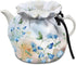 Cute Blue Floral Tea Pot Cozies with Insulation Pad, Shock and Drop Protection for Teapots, Kitchen Home Decorative