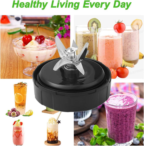 SS101 Replacement Blade for Ninja Blender Accessories, 7-Fins Blender Blade Compatible with Nutri Ninja Foodi Power