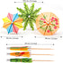 Drink Umbrellas Cocktail Picks, 152 Pcs Hawaiian Cocktail Umbrellas for Tiki Bars, Fruit Plates, Birthday Parties