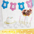 Threehoney 24 Pcs Baby Shower Mini Carriage Decoration White Goose Color Metal Wired Fillable Candy Stroller Baby