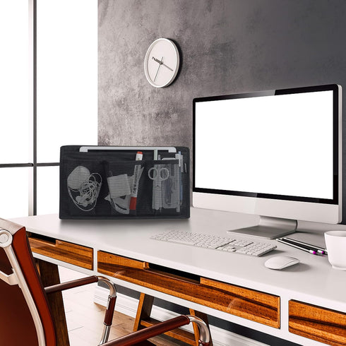 Stylish Bedside Organizer Caddy with Pockets - Perfect for Nightstands and Loft Beds