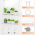 3-Tier 15", 38 15 cm/15x6 Lifewit Window Plant Shelves Acrylic Adjustable Hanging Floating Shelf, Window Sill Extender