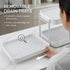 2-Tier Countertop Zosenley Cup Drying Rack with Removable Drainboard, Rust-Proof Iron Mug Organizer, Multi-Purpose