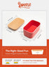 Countertop, 2 Sweese Large Butter Dish with Lid for Airtight Butter Keeper Holds Up to Sticks of Butter, Porcelain