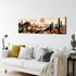 14x48" Boho Cactus Wall Art Mid Century Modern Wall Decor for Living Room Beige Geometric Minimalist Picture Abstract