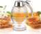 Zyntrytong Honey Dispenser,Honey Dispenser No Drip,ABS Honey Pot with Stand, Maple Syrup Honey