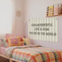 Wheatwin How Wonderful Life is Now Wall Art Decor, Sage Green Baby Room Nursery Linen Canvas Banner Wall Hanging Flag