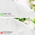 Finnez Window Privacy Film, Frosted Glass Electrostatic Privacy Window Stickers for Home Living Room Bedroom