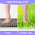 Feet,27.5'' 15.7'' Yolife Shower Foot Scrubber Mat, Anti-Slip Bath Mat with Scrub Bristles, Soft Shower Foot Massager