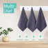 20 Pack Sets, 12 12 Inches, Kitchen Towels and Dishcloths X Absorbent Dish Towels for Kitchen, Microfiber Cleaning