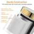 Mini Trash Can with Lid, Desktop Small Recycling Bin for Tabletop Use, Stainless Steel 0.4Gal Waste Bin