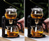 Set Set Lazy Kungfu Glass Tea Semi Automatic Drip Rotating with Infuser Glass Teapot
