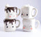 Hawaii Will Always Be Home Ursa Cute Marshmallow Hot Chocolate Mugs, Ceramic Set, Cups for Coffee, Hot