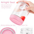 6-Pack 16 oz Gemice Overnight Oats Containers with Lids and Silicone Sleeves, Glass Mason Jars with Airtight Lid