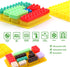 Mivofun 3 Pcs Building Block Moulds, Silicone Molds for Ice Cube Candy, 12 Shapes for Children Baking