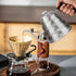 Tea Kettle with Thermometer Pot Silver Gooseneck Kettle Teapot Pour Over Coffee Kettle with Thermometer 40 oz 1200ml Gooseneck Kettle with Thermometer - Premium Stainless Steel Coffee by Apusu