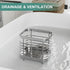 Electric Toothbrush Holder for Bathroom, Stainless Steel Organizer Storage Cup for Countertop Sink