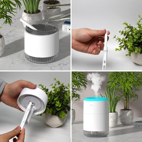 Humidifier Cotton Sticks Filter Replacement, Refill Wicks for Cool Mist Portable Diffuser USB Mini Humidifier