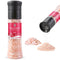 52USA Himalayan Pink Salt Grinder Set, Himalayan Pink Salt, 13.4 Oz (380g)