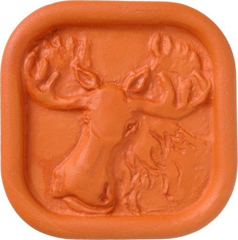 JBK Pottery Terracotta Brown Sugar Saver – Handmade Terra Cotta Sugar Keeper, Made in the USA - Moose