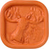 JBK Pottery Terracotta Brown Sugar Saver – Handmade Terra Cotta Sugar Keeper, Made in the USA - Moose