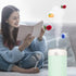 Humidifiers for Home and Plants, USB & Battery Powered Portable Humidifier with Night Light