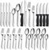 Pleafind 24-Pieces Silverware Set for 4, Stainless Steel Flatware Set with Steak Knives, Dishwasher Safe Utensils