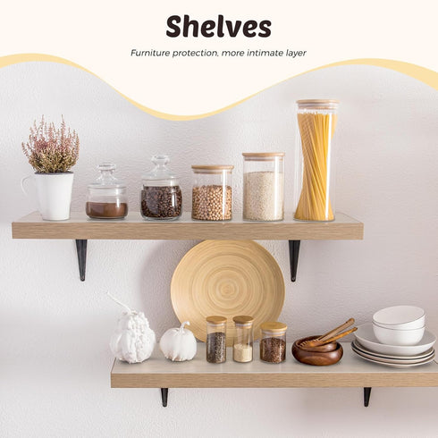 Glotoch Shelf Liner 17.5" x 30 ft. - Non Adhesive Refrigerator, Kitchen, Drawer Liners, Waterproof and Durable Fridge Table Place Mats for Cupboard, Cabinet, Drawer Liner, Clear by Glotoch Express