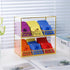 Counter, 2-Tier 2-Tier, REDHUGO Glass Tea Bag Organizer for Teabag Organizer Storage Holder for Tea Bags, Glass Caddy
