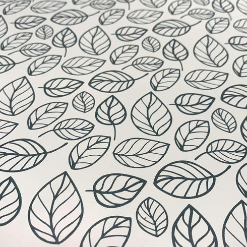 Yifely Leaf Shelving Paper Decorative Self-Adhesive Shelf Liner, 17.7 Inch by 9.8 Feet