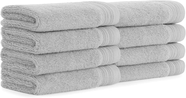 Aston & Arden Anatolia Turkish Wash Cloths - Pack of 8-100% Ring