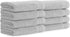 Aston & Arden Anatolia Turkish Wash Cloths - Pack of 8-100% Ring