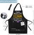 Grilling Aprons for Men,Cnavas Corss Back with Large Pockets Adjustable Chef Aprons, Funny Gifts for Men