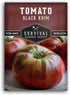 Black Krim Tomato Seeds for Planting - Heirloom Non-GMO Variety, Dark Beefsteak