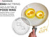 EggXactRing Adjustable Silicone Egg Ring, Food Ring for Baking, Molding, Presenting, Yellow