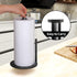 OBODING Black Paper Towel Holder for Countertop, Kitchen and Bathroom Organization for Standard and Large Size Rolls