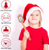 6 Pieces Christmas Silicone Spatula Set, Cute Style Pancake Spatula with Wooden Handle for Baking