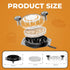 Set (1, Cleangor Chicken Shredder Tool Twist Large, BPA Free Meat Shredder with Ergonomic Handle, Non-Slip Food