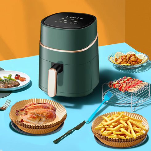 Air Fryer Accessories for COSORI Ninja Gourmia: 12 PCS Set with Oven Cake Pan, Pizza Pan