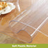 18 36 Inch, 1.5mm Clear Table Protector x Thick Plastic Table Cover, Waterproof PVC Clear Table Cover Protector, Desk
