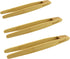 BambooMN Brand - Reusable Bamboo Kitchen Tongs, Assorted Sizes, 3 Pieces