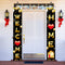 Welcome Home Door Banner Decoration, Black Gold Welcome Back Home Porch Banner for Outdoor Party Supplies