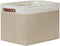 DULLEMELO Storage Baskets Large 16"x12"x12" Fabric Bins for Organizing, Collapsible Linen Shelf Baskets for Clothes