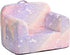 Tiita Kids Sofa, Childrens Couch with Carry Handle, Portable Toddler Foam Sofa