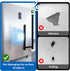 Magnetic Paper Towel Holder - No Drill, Black Paper Towel Roll Holder Magnet Towel Rack Wall Mount Fridge Organizer