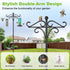 SEGNAYEN 92 Inch 1 Pack Bird Feeder Pole Stand Squirrel Proof, Shepherds Hooks for Outdoor Heavy Duty Feeders Stand