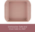 Farberware Nonstick Bakeware 9 Inch x 5 Inch Meatloaf Pan in Rose Gold