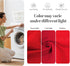 PLOYMONO Red Heavy Duty Cloth Napkins, 17 x 17 Inch Solid Washable Polyester Dinner Napkins, Set of 8 for Weddings